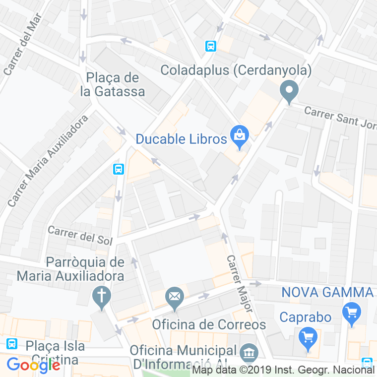 Código Postal calle Agudes, De Les en Mataró
