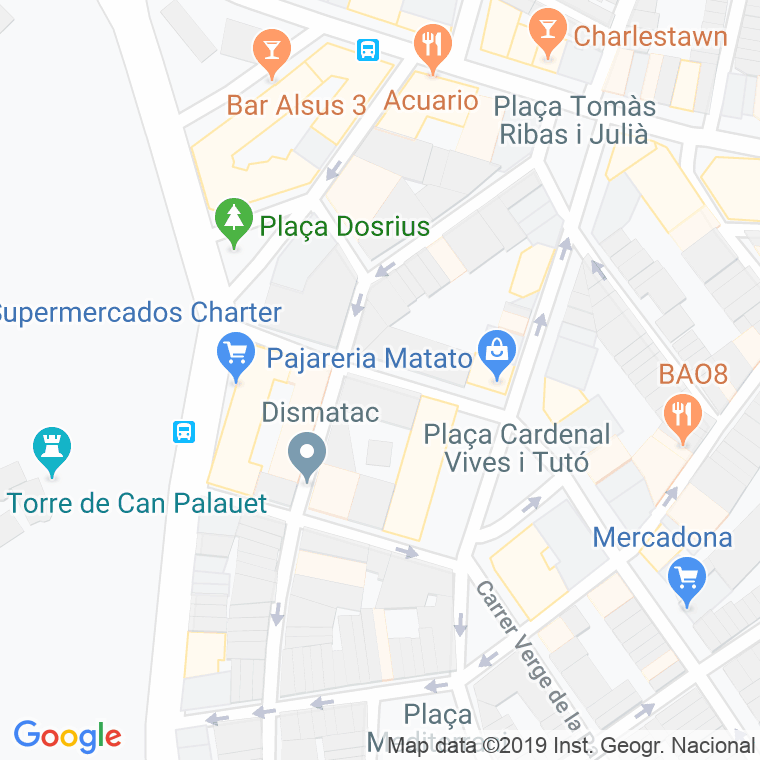 Código Postal calle Carlemany en Mataró