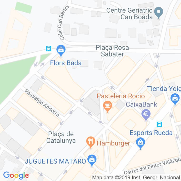 Código Postal calle Franquesa I Sivilla en Mataró