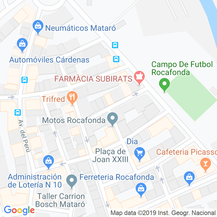 Código Postal calle Blai Parera en Mataró