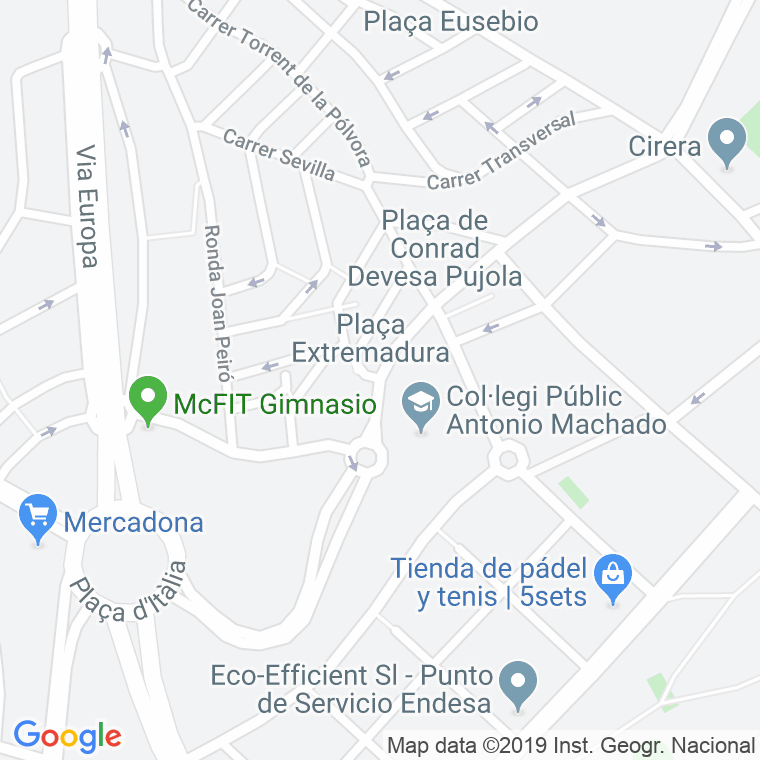 Código Postal calle Doctor Ferran, ronda en Mataró