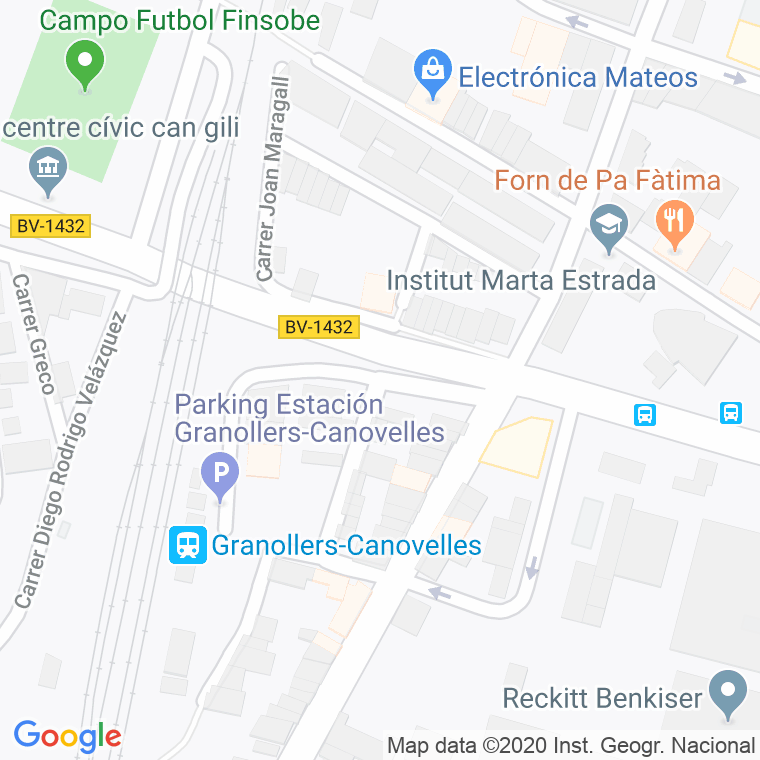 Código Postal calle Sant Antoni en Granollers