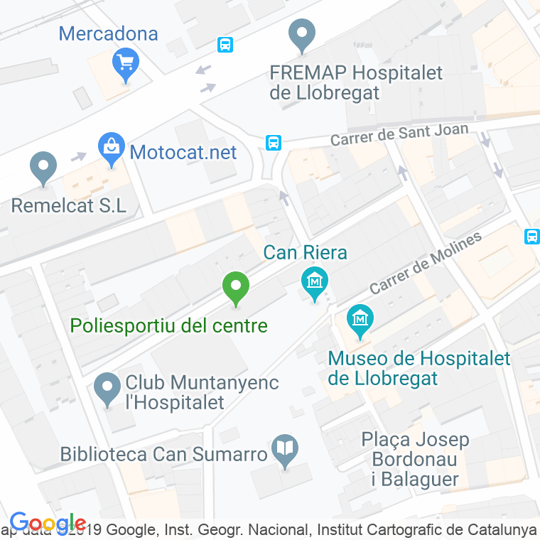 Código Postal calle Digoine en Hospitalet de Llobregat,l'