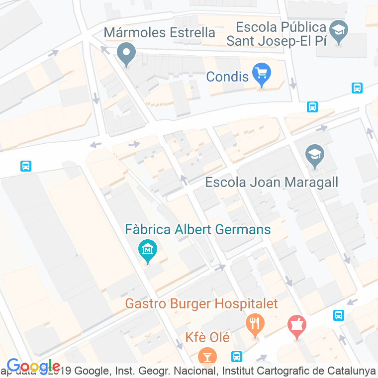 Código Postal calle Estrella en Hospitalet de Llobregat,l'
