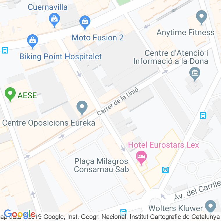 Código Postal calle Pintura en Hospitalet de Llobregat,l'