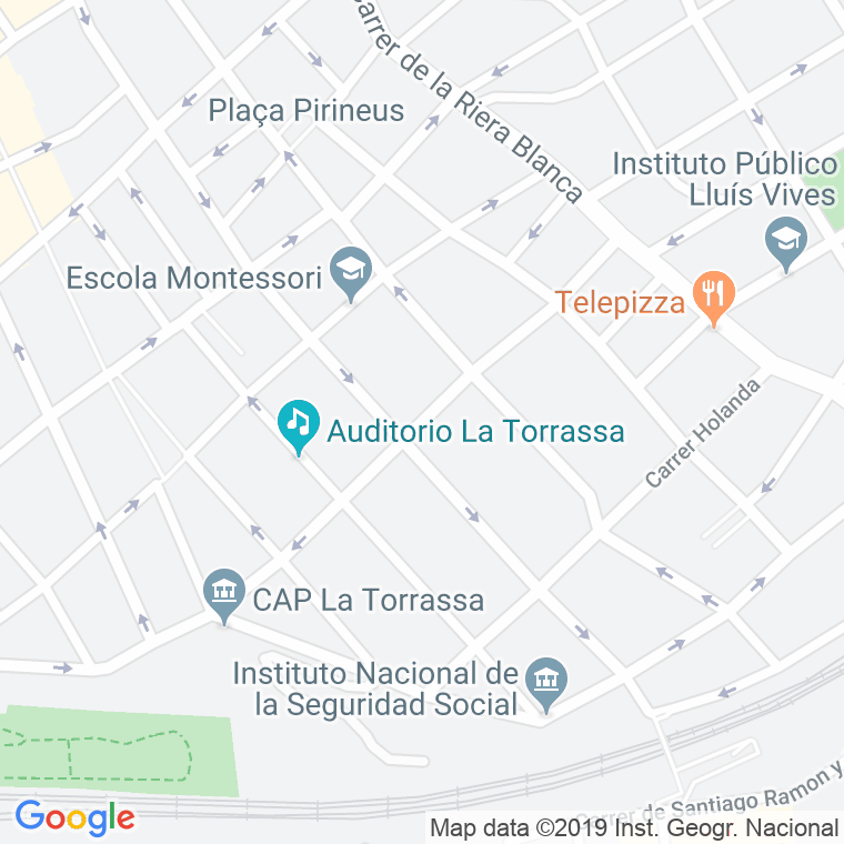 Código Postal calle Catalana, rambla en Hospitalet de Llobregat,l'