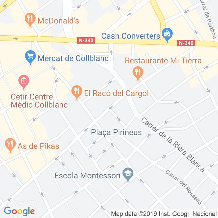 Código Postal calle Concepcio, passatge en Hospitalet de Llobregat,l'