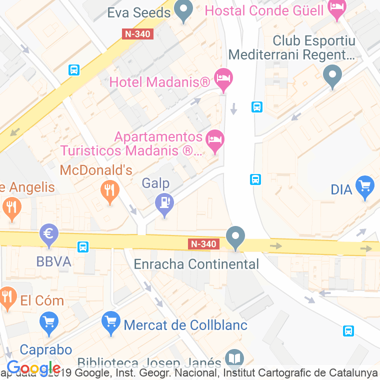 Código Postal calle Perez Galdos en Hospitalet de Llobregat,l'