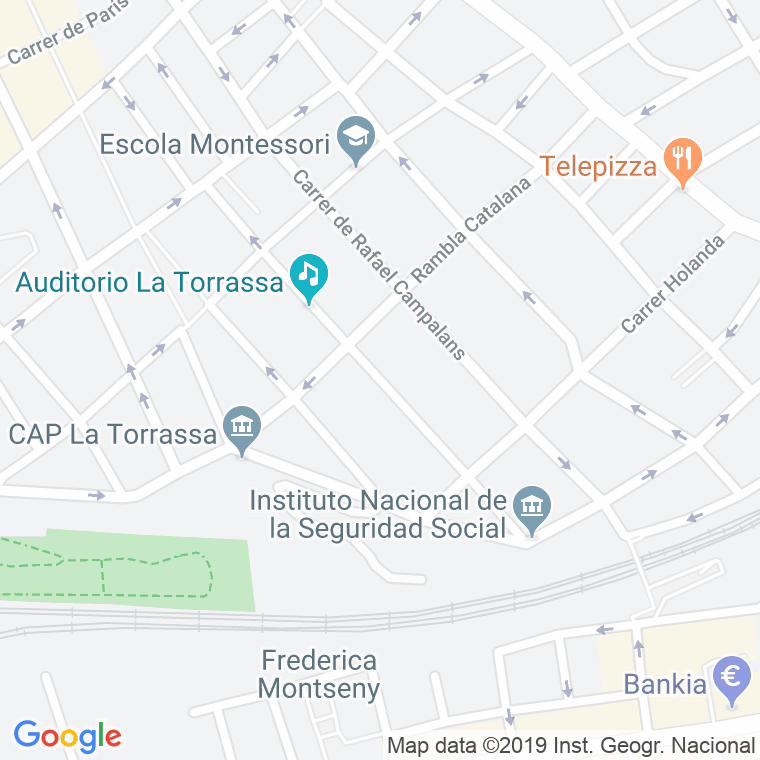 Código Postal calle Santiago Apostol en Hospitalet de Llobregat,l'