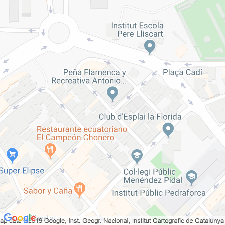Código Postal calle Collcerola en Hospitalet de Llobregat,l'