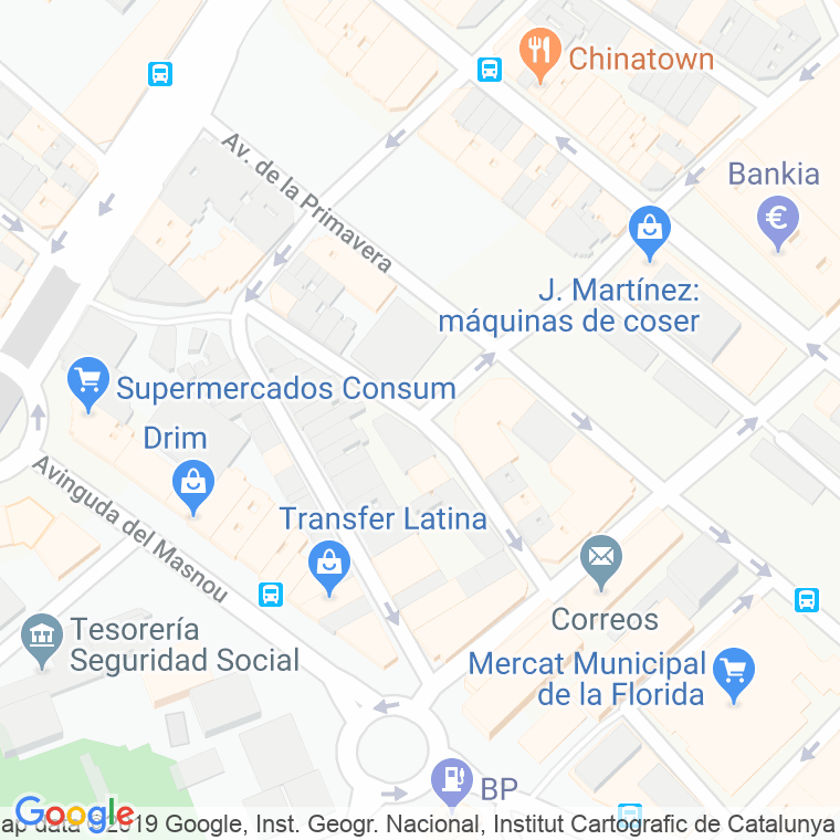 Código Postal calle Diogenes en Hospitalet de Llobregat,l'