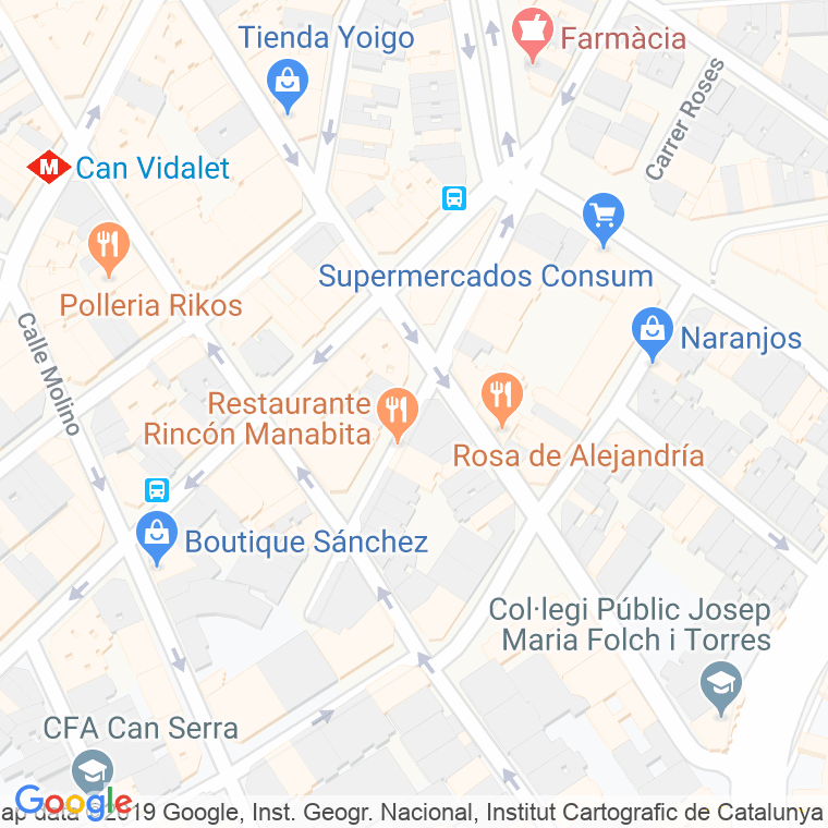 Código Postal calle Amapolas en Hospitalet de Llobregat,l'