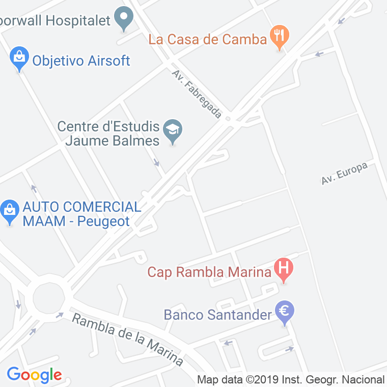 Código Postal calle Portugal en Hospitalet de Llobregat,l'