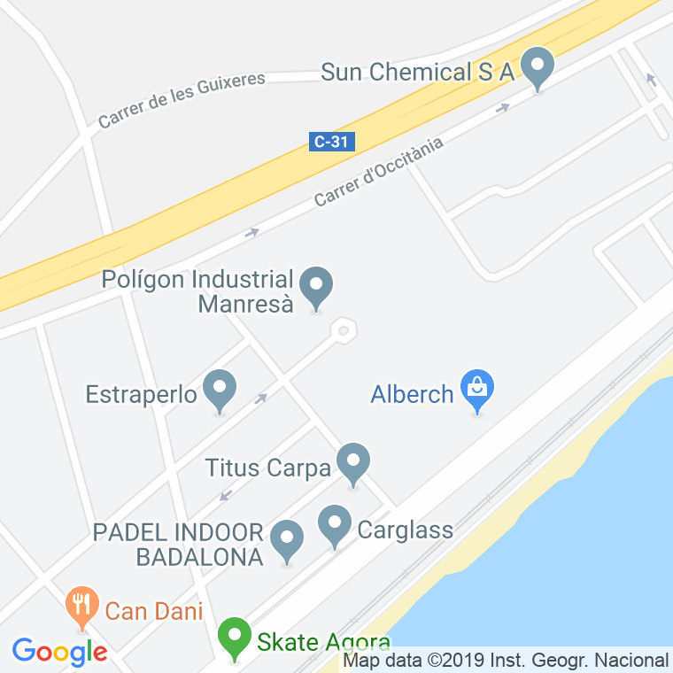 Código Postal calle Josep Maria Sert en Badalona