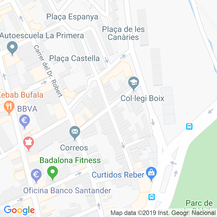 Código Postal calle Garcilaso en Badalona