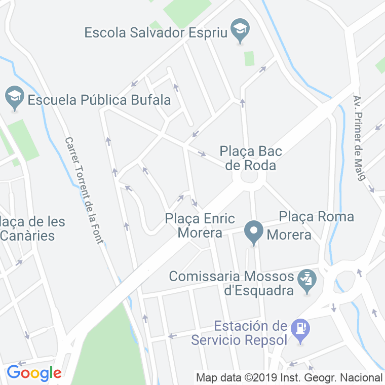 Código Postal calle Jaume I El Conqueridor en Badalona