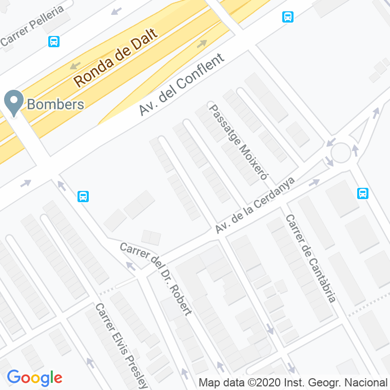 Código Postal calle Meranges en Badalona