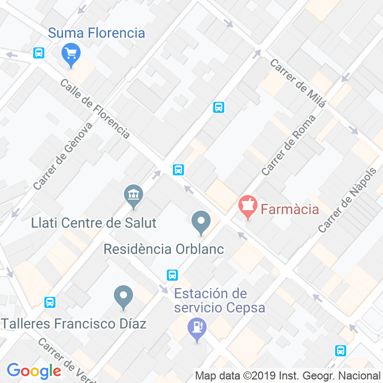 Código Postal calle Florencia en Santa Coloma de Gramanet