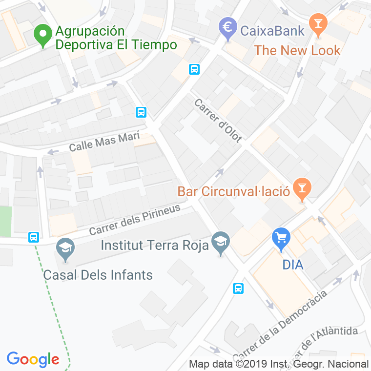 Código Postal calle Nuria en Santa Coloma de Gramanet