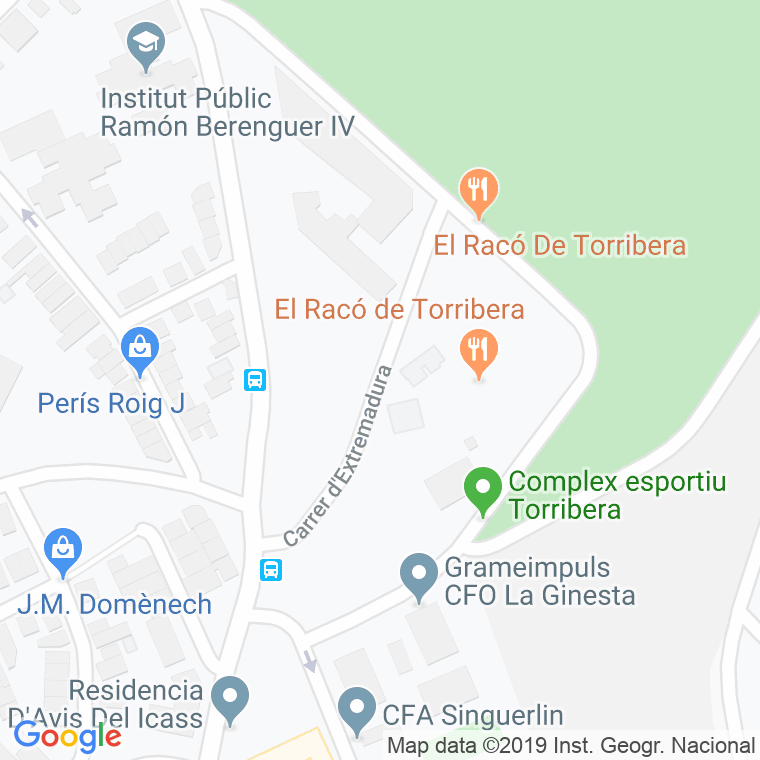 Código Postal calle Extremadura en Santa Coloma de Gramanet