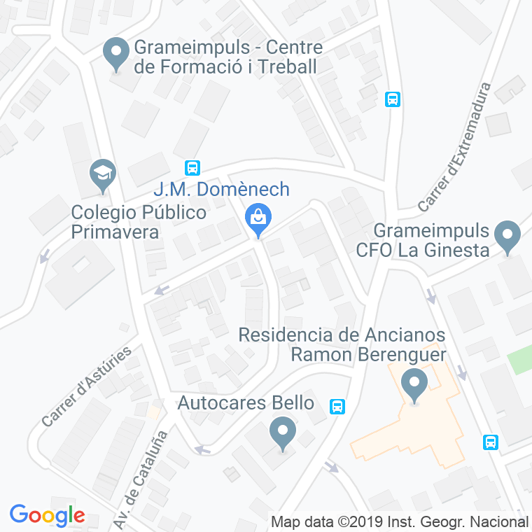 Código Postal calle Galceran Marquet en Santa Coloma de Gramanet
