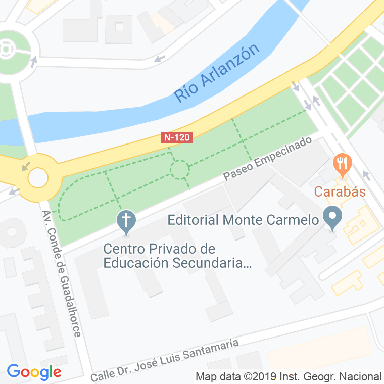 Código Postal calle Empecinado, Del, paseo en Burgos