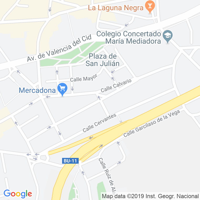 Código Postal calle Anselmo Salva en Burgos