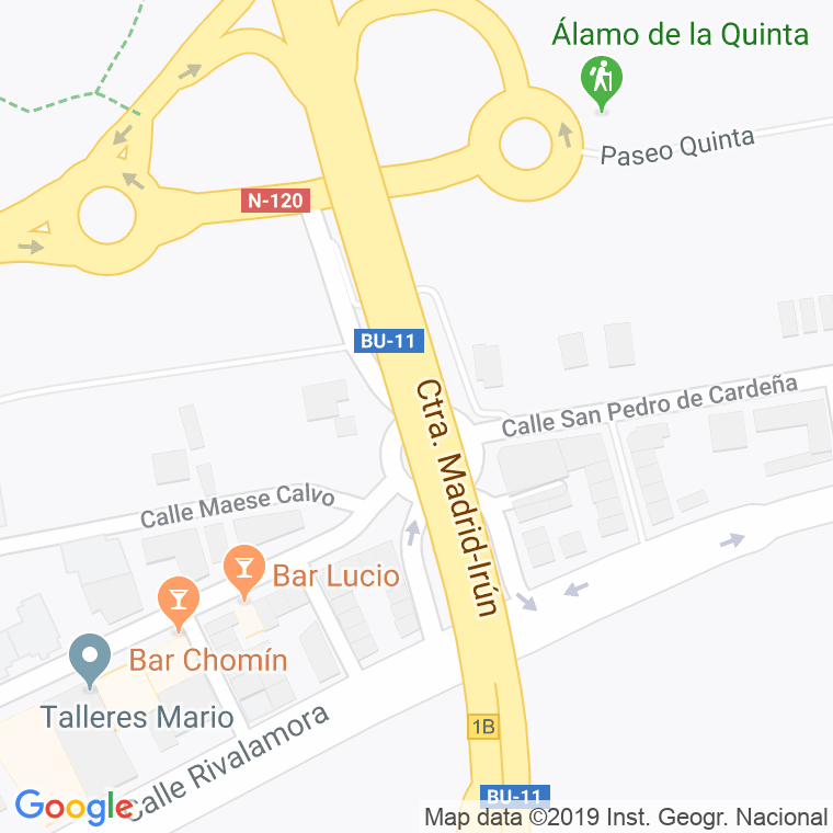 Código Postal calle Timoteo Arnaiz en Burgos