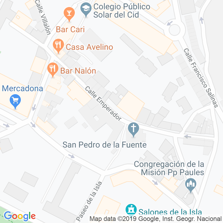 Código Postal calle Emperador en Burgos