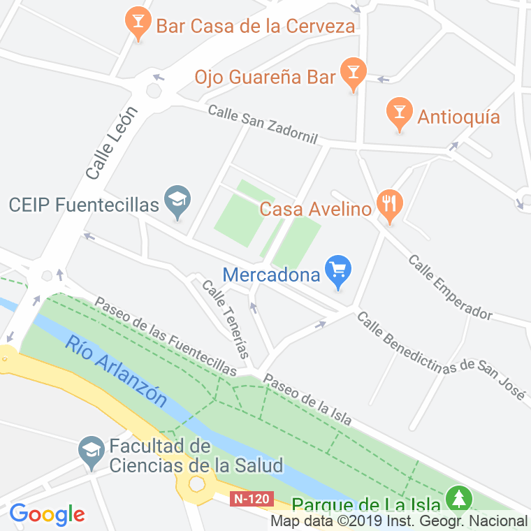 Código Postal calle Malatos en Burgos