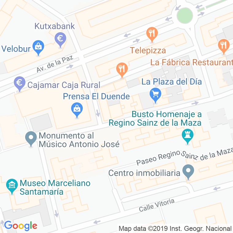 Código Postal calle Calzadas, Las en Burgos