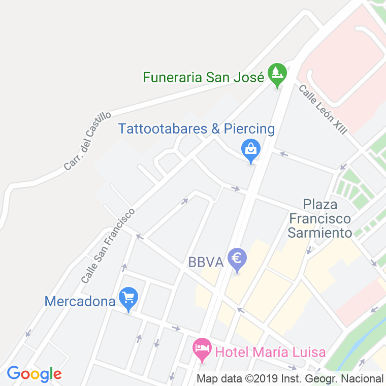 Código Postal calle Abad Maluenda en Burgos