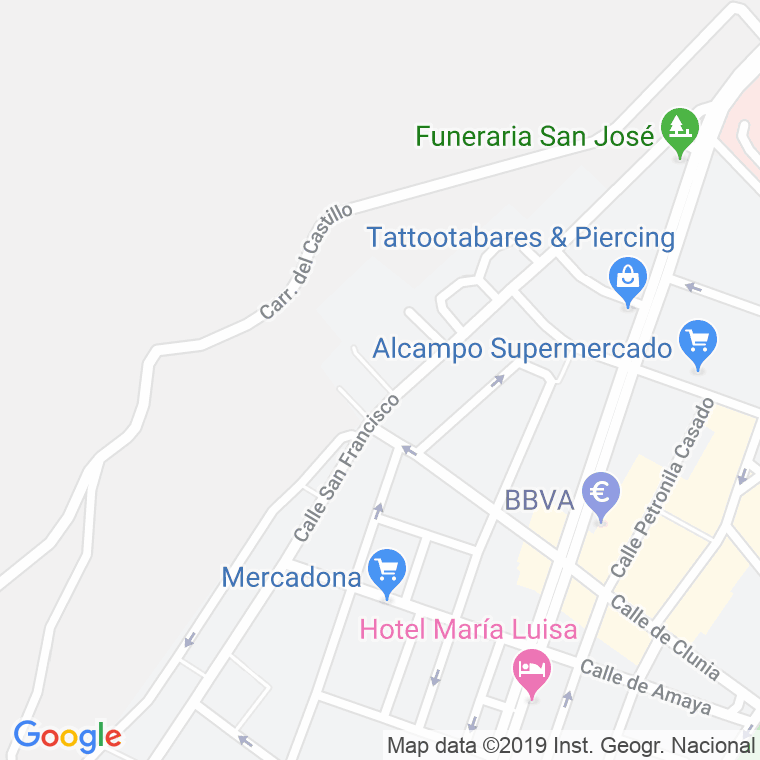 Código Postal calle Camposas, Las en Burgos