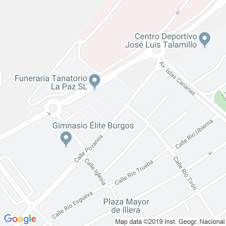Código Postal calle Pintor Dali en Burgos