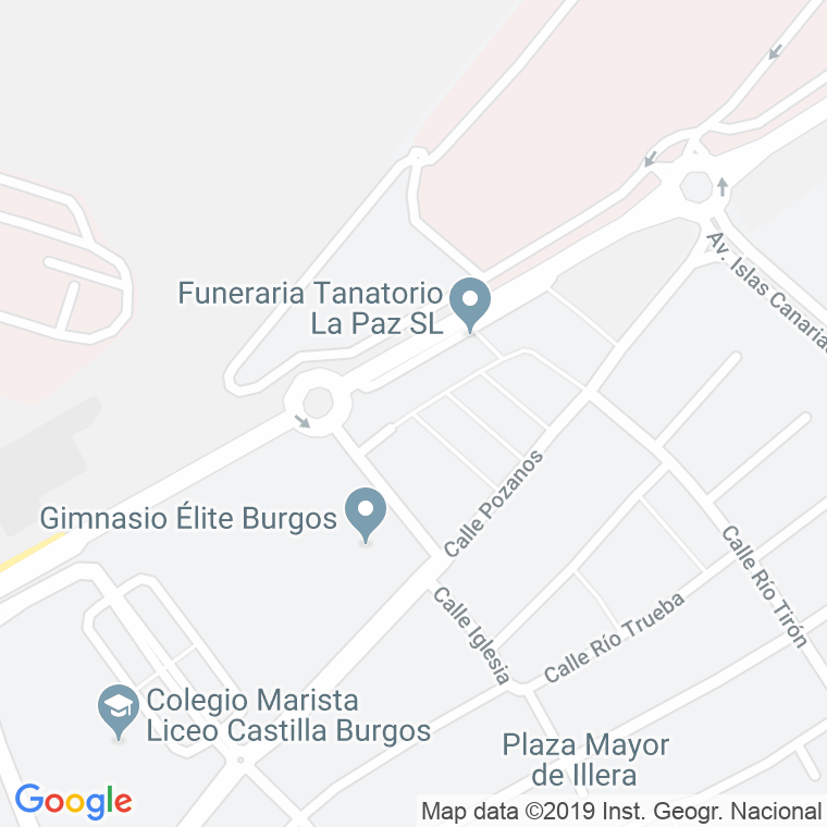 Código Postal calle Pintor Goya en Burgos