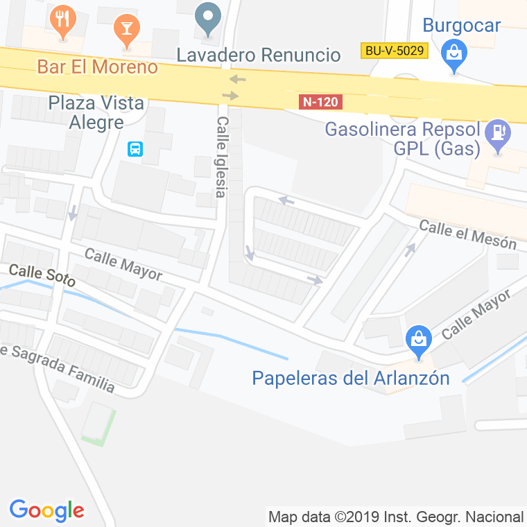 Código Postal calle Jorge Guillen en Burgos
