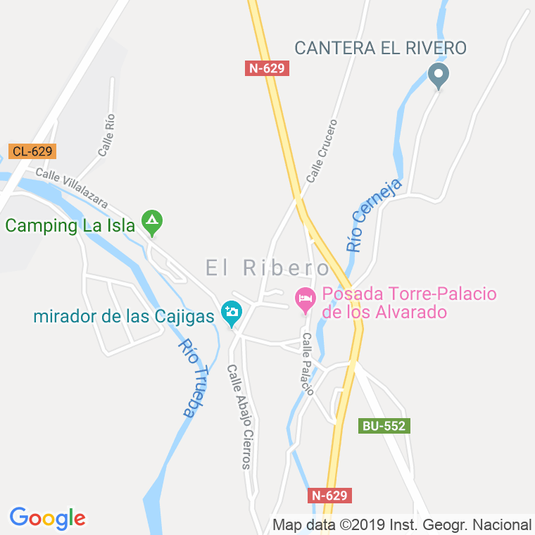 Código Postal de Ribero, El en Burgos