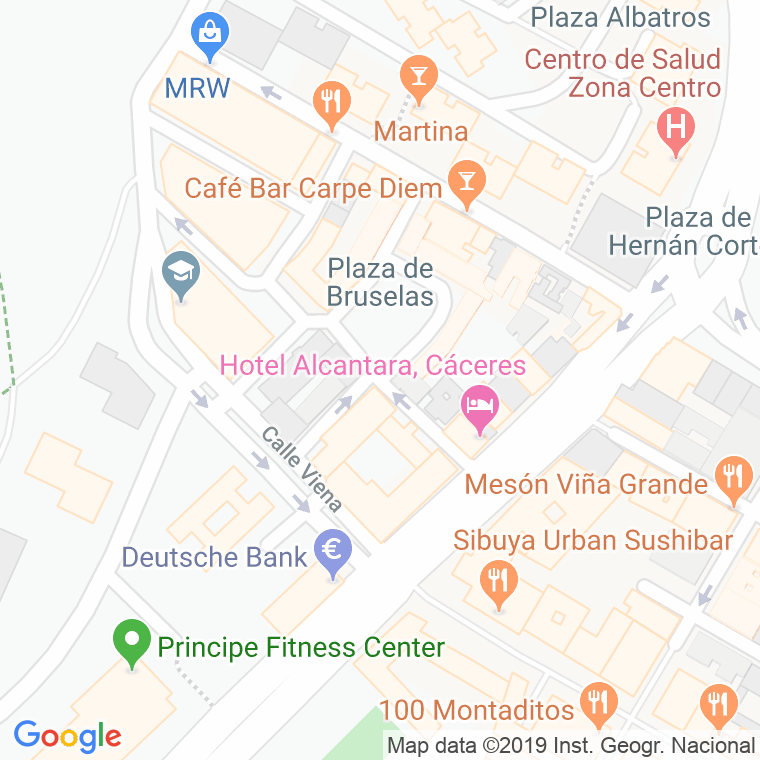 Código Postal calle San Juan De Dios en Cáceres