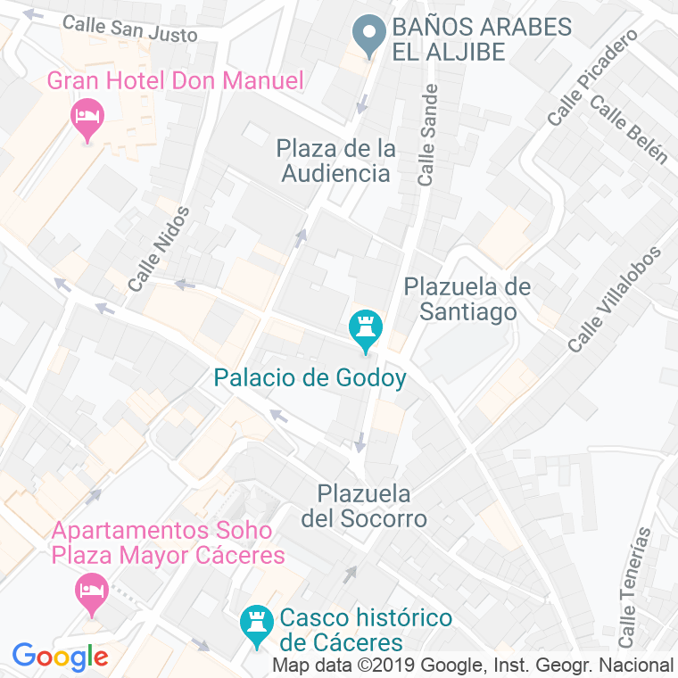 Código Postal calle Camberos en Cáceres