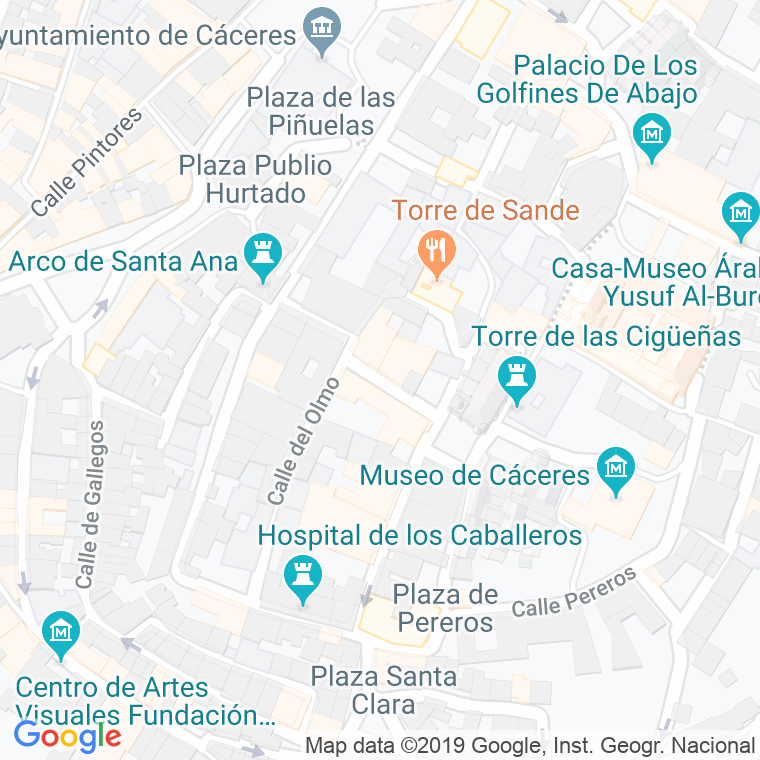 Código Postal calle Condes en Cáceres