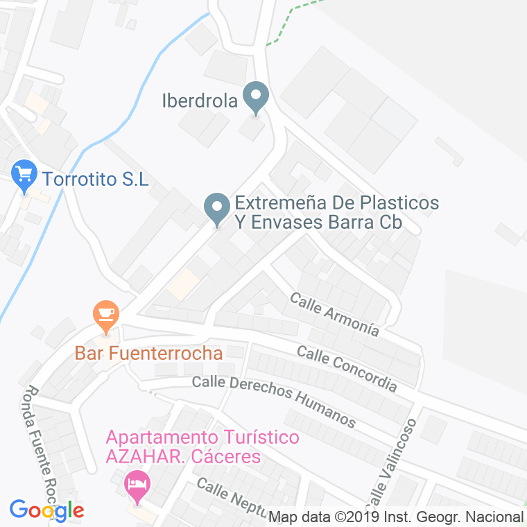 Código Postal calle Generosidad en Cáceres