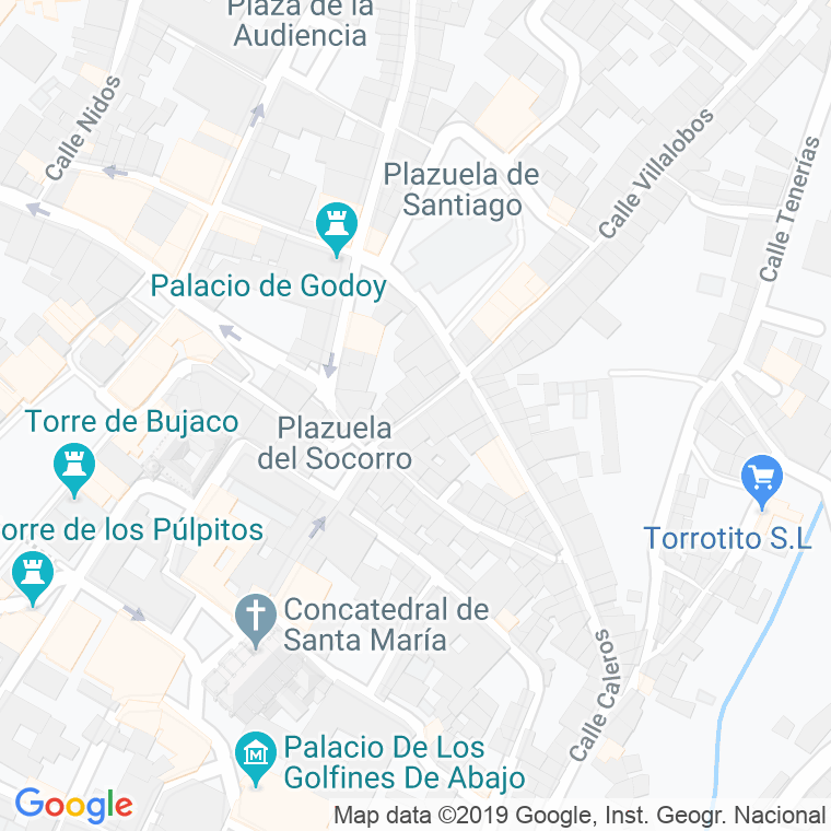 Código Postal calle Maestre, cuesta en Cáceres