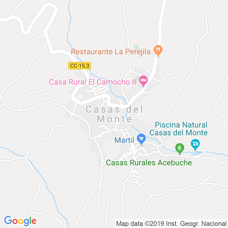 Código Postal de Casas Del Monte en Cáceres