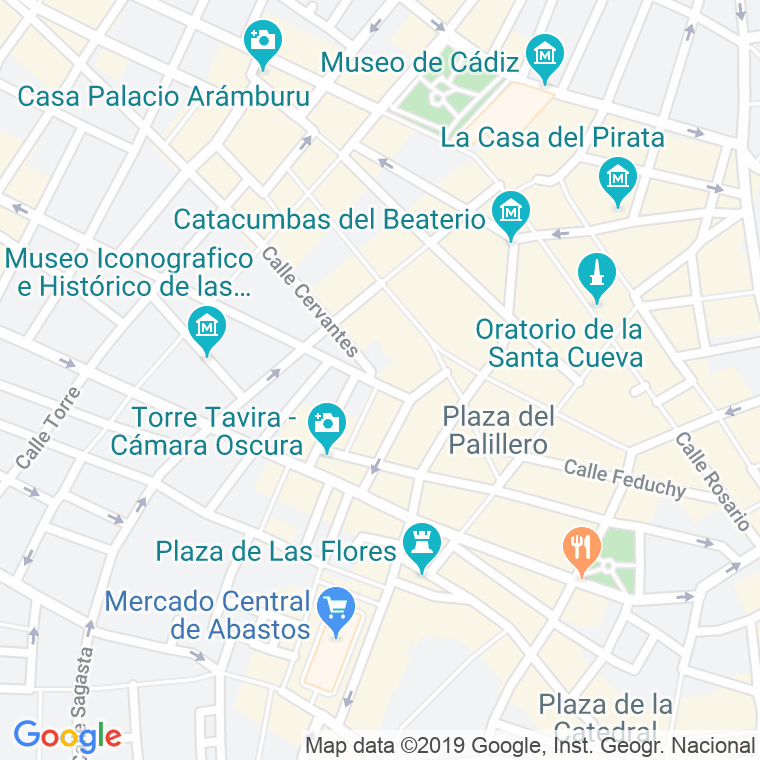 Código Postal calle San Miguel   (Impares Del 1 Al Final)  (Pares Del 2 Al Final) en Cádiz