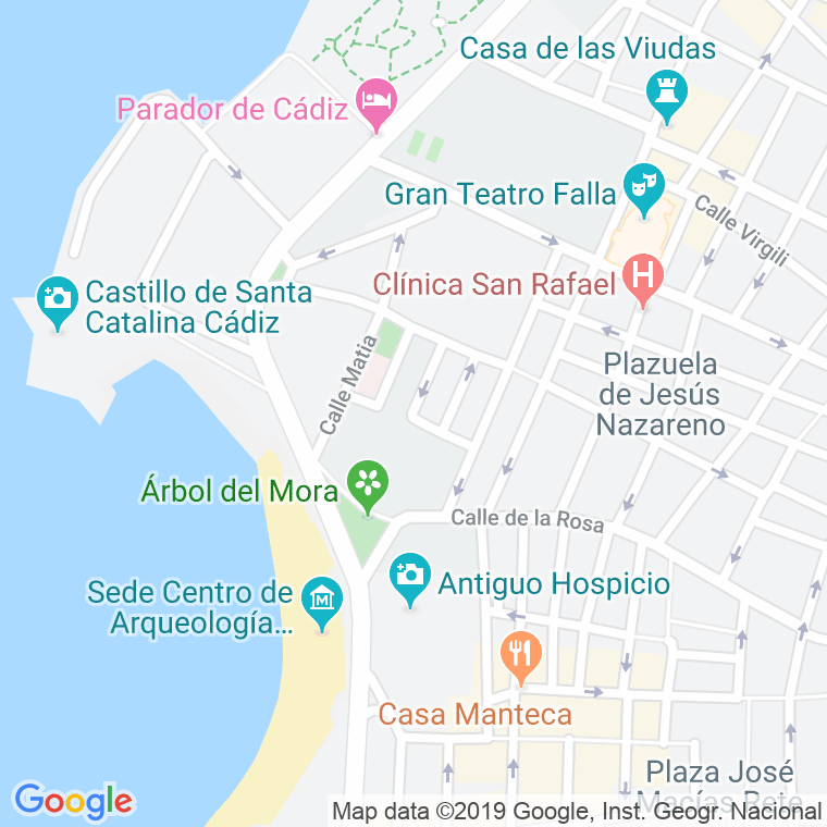 Código Postal calle Guatemala en Cádiz