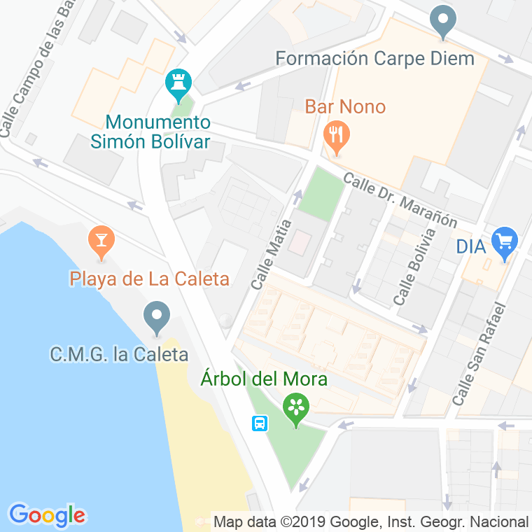 Código Postal calle Matias en Cádiz
