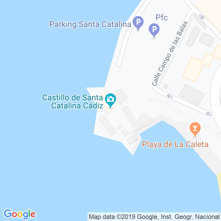 Código Postal calle Santa Catalina en Cádiz