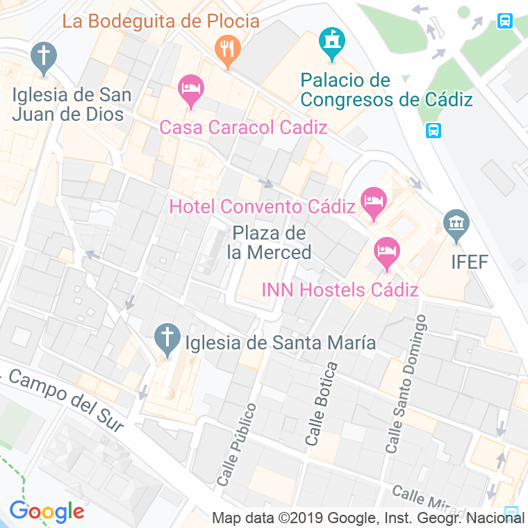 Código Postal calle Flamenco en Cádiz