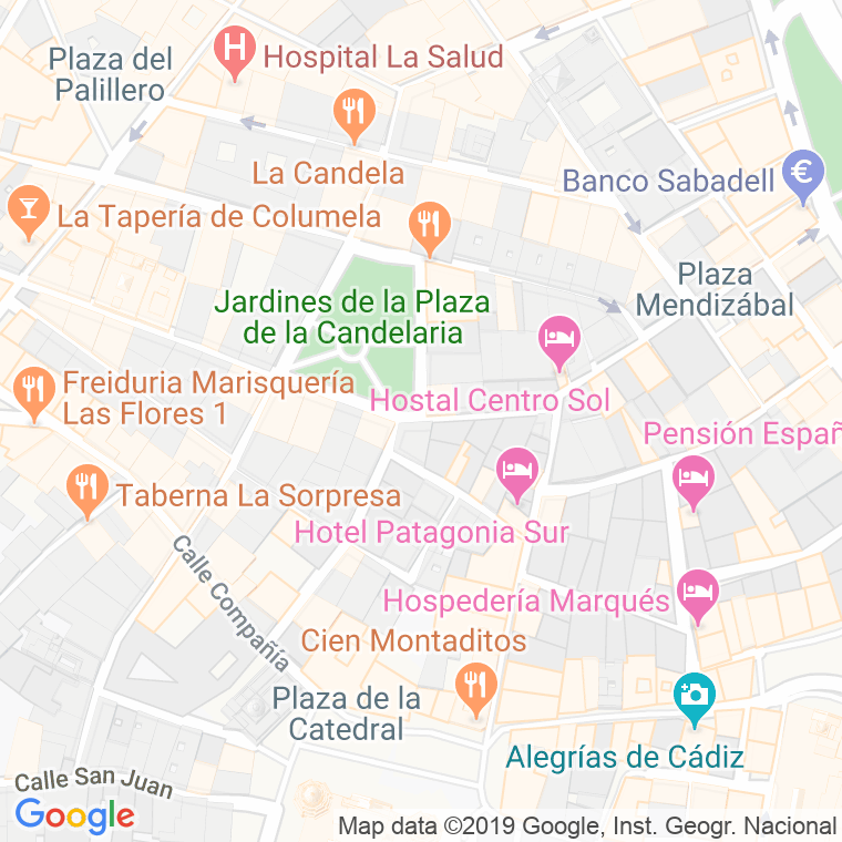 Código Postal calle Nicaragua en Cádiz