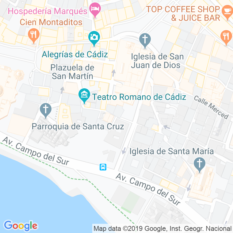 Código Postal calle Silencio en Cádiz